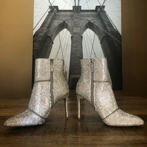catwalk rhinestone booties
